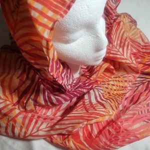 Recycled Bottle Infinity Scarf Lightweight Tropical Feel